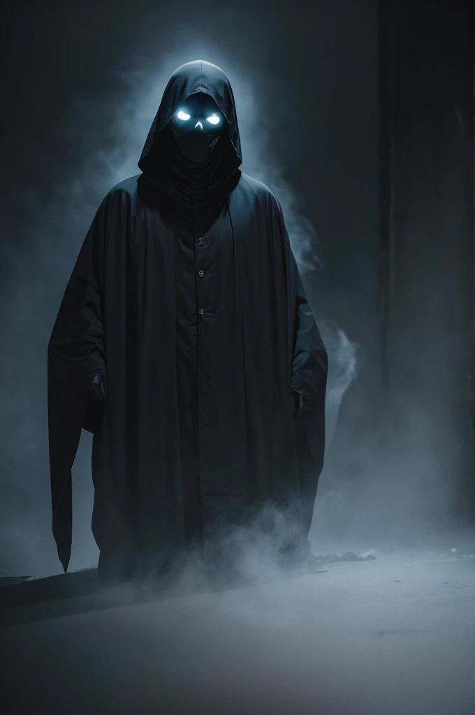 Scary black ghost