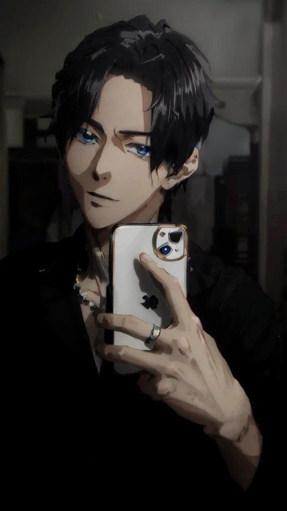 anime boy sitting on a bus looking at the moon, handsome anime pose, anime handsome man, anime boy, young anime man, male anime style, tall anime guy with blue eyes, male anime character, inspired by Okumura Togyu, guweiz, high quality anime artstyle, handsome guy in demon slayer art
