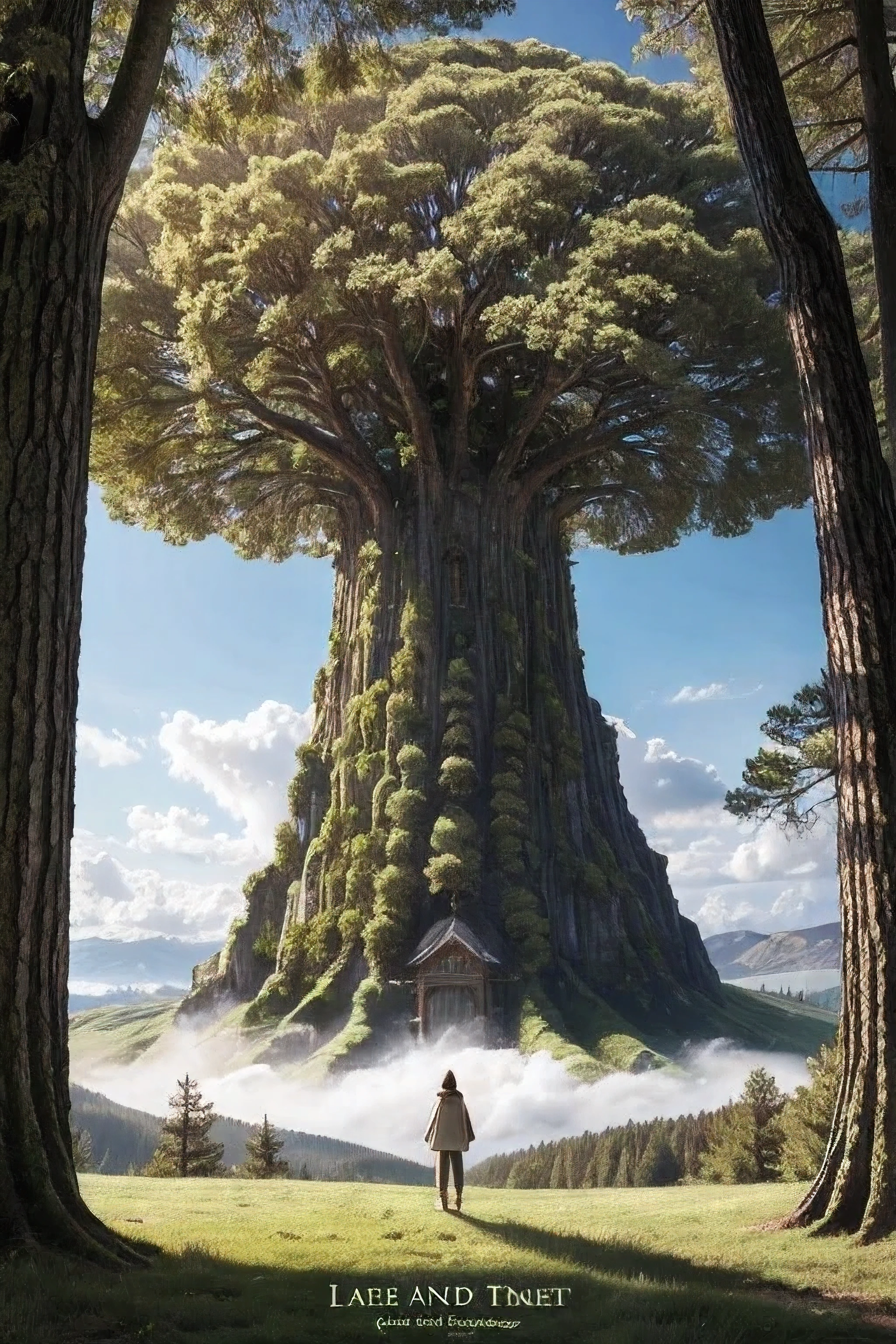 A giant, heavenly tree

Book cover.