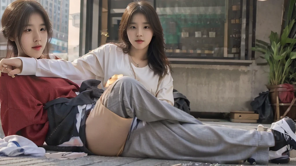 Korean girl missing two legs