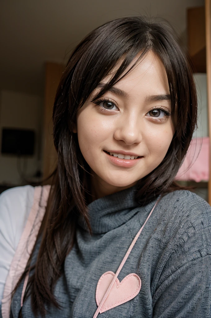 The ejaculated penis sticking out in front of me and the eyes of a young, beautiful Japanese woman wearing a blue sweater, lying on her back on the floor and smiling at me. Focal length 100mmf/2.8, spring morning, cloudy, living room on the upper floor of a high-rise apartment, well-shaped face, disheveled hair, tired smile, sweat, semen splattered on the face, semen flowing down the face, semen dripping from the face, tight body Body, blue knit sweater, breasts, nipples, the most realistic penis in front of you, glans, penis, penis, pubic hair, after , penis with semen flowing, close-up of penis, overhead view, realism, 8K quality ,Highest quality.