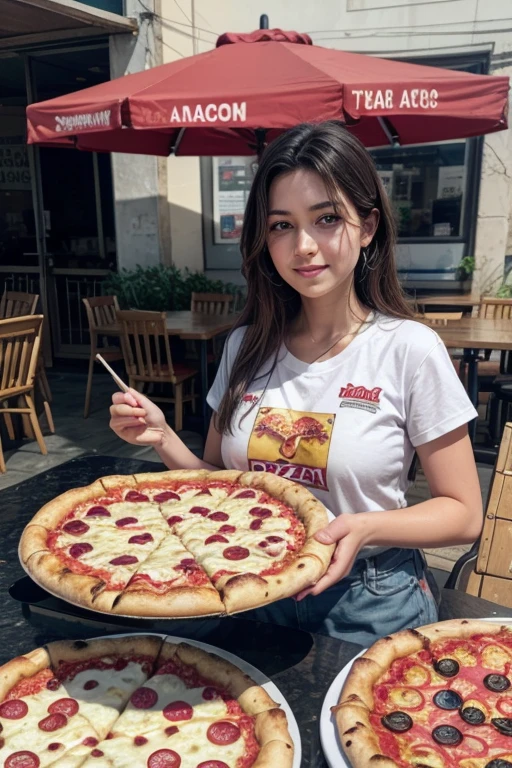 Company name is KIBELICIA, advertise with pizza or esfiha