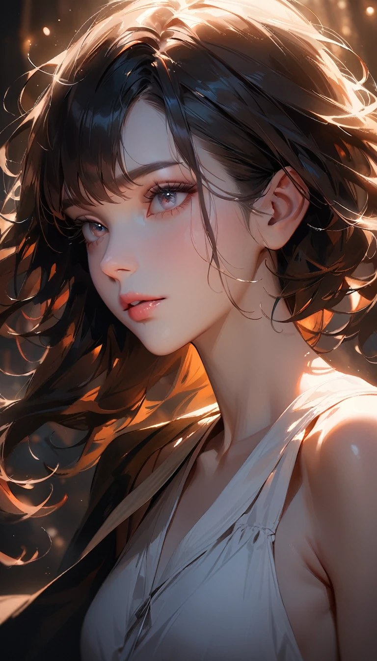 (Highest quality, High resolution, masterpiece:1.1), Vibrant, Delicate lips, Beautiful Eyes, Realistic lighting, Women