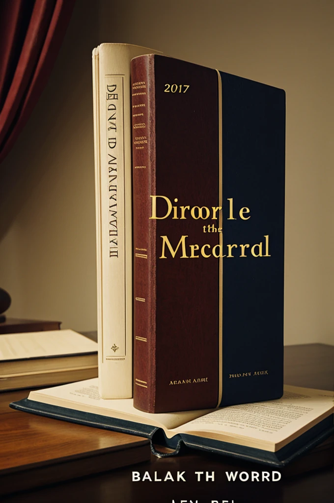 Drama word in the middle, book cover, 