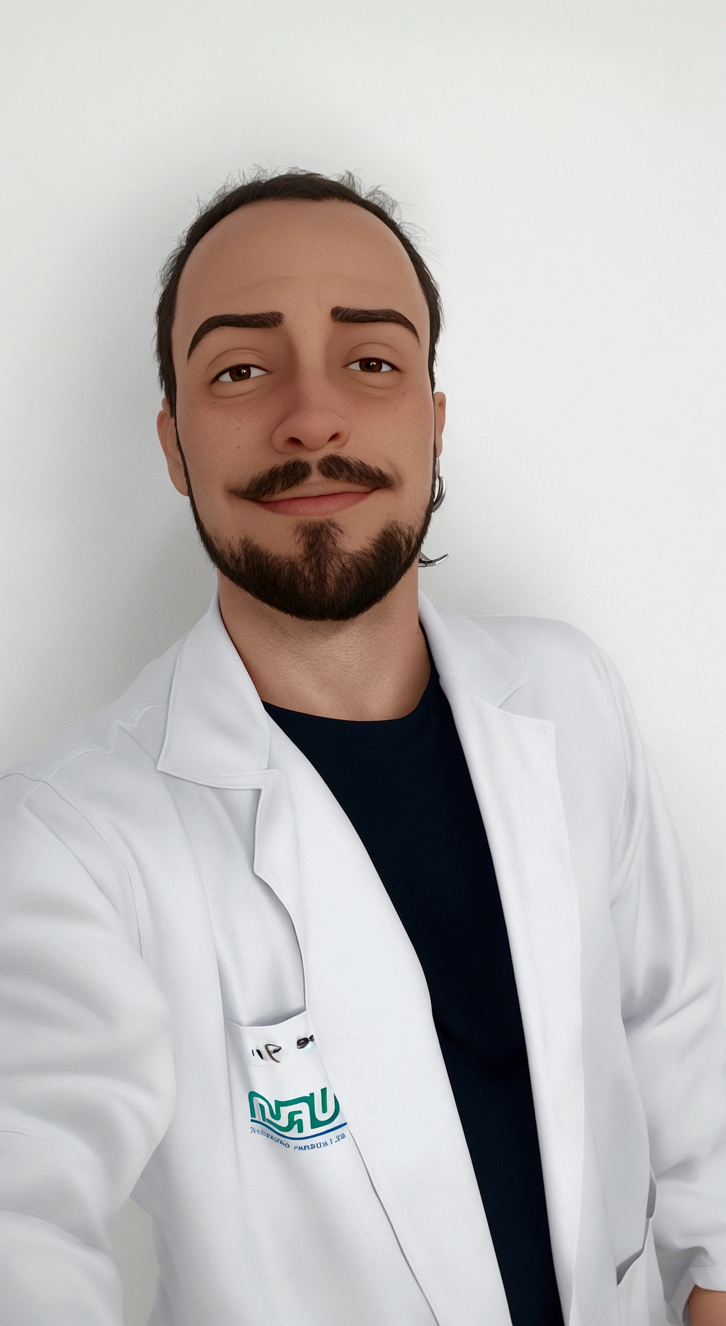 pixar style image Man in lab coat posing for a photo, doctor, fox guy in a lab coat, (doctor), wearing lab coat, icaro carvalho, astor alexander, wearing a lab coat, medical doctor, david rios ferreira, henrique alvim corrêa, wearing a lab coat, frontal image, wearing lab coat