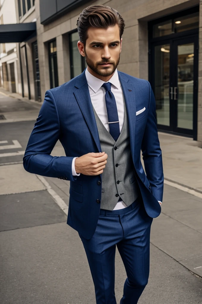 Tobas suit for men that shows the abdomen