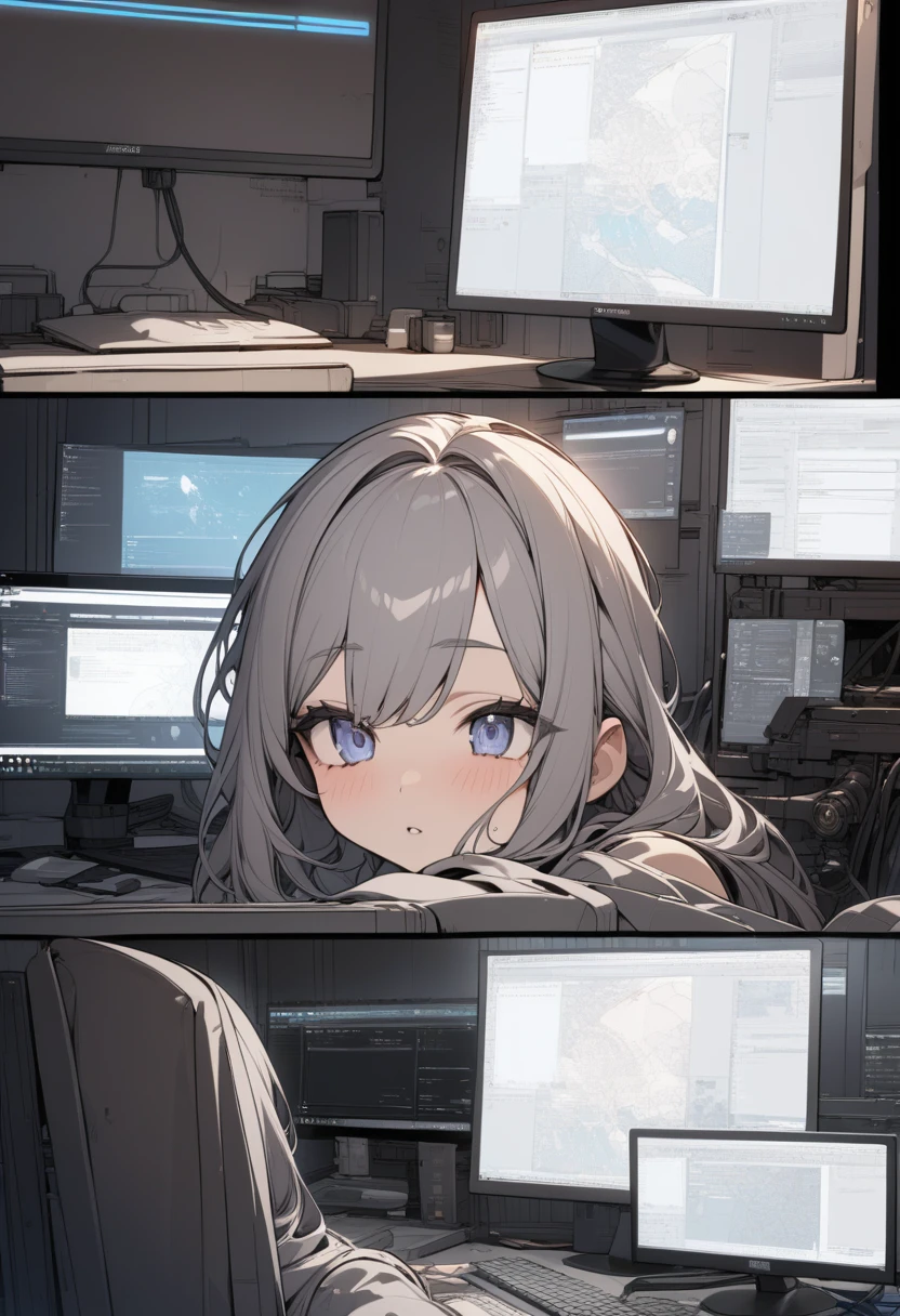 ((background only)),masterpiece, best quality, extremely detailed, ultra detailed, flat anime, 2D, Computer screen, ((Progress bar))