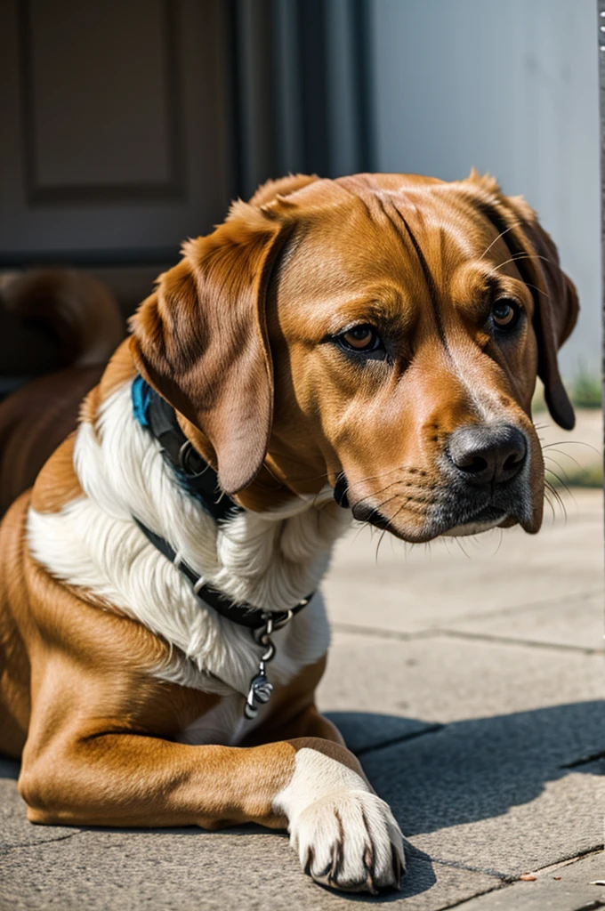 A dog