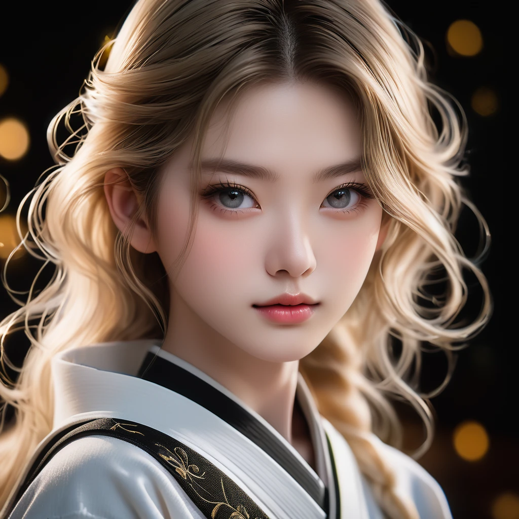 Meticulous, analog style, focus on the eyes, highest quality, (highly detailed skin), photo of very handsome pale skin Japane donghua girl, 21 years old, (wearing), perfect face, pore skin, (penetration:0.5), black background, (bokeh:0.6), sharp focus, grainy lighting, (backlight:0.7), film grain, photographed with Sony A7R IV camera, 18mm F/1.7 cine lens, (highly detailed, intricate detail), 8k, HDR, front view, (upper body: 0.9)
