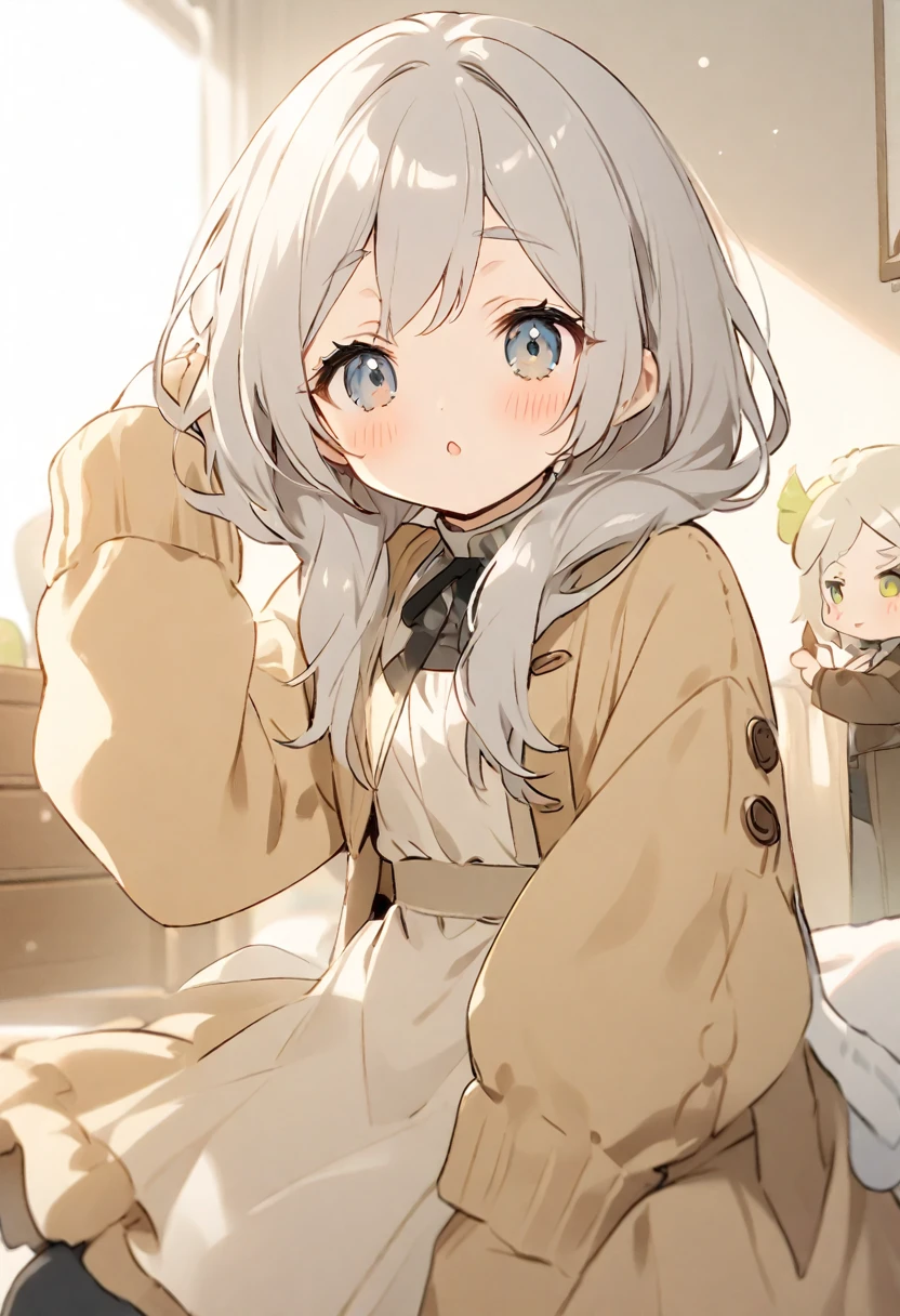Frielen、Gray Hair、cute、