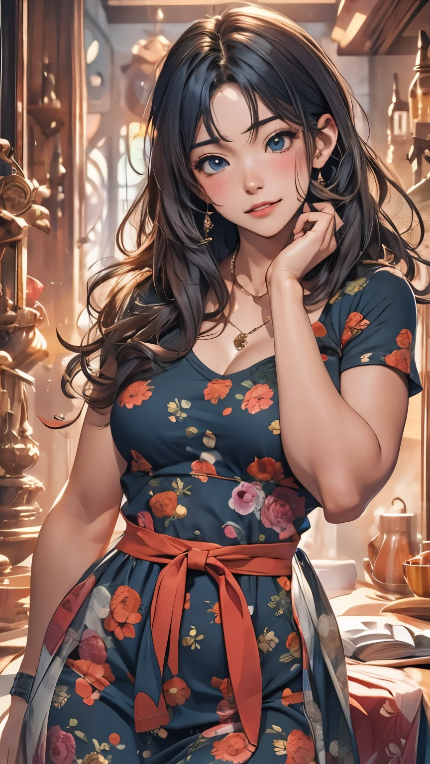 tiny waist, 2.5D anime, sad expression, blushing, lips