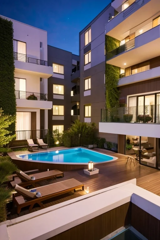 Luxury residential area、Overlooking