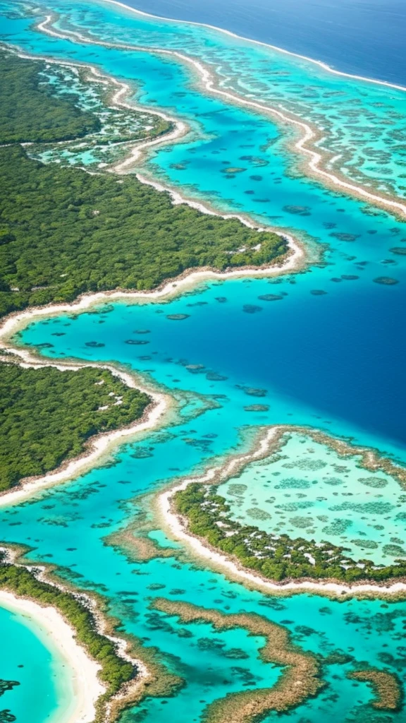 a view of the great barrier reef in the great barrier national park, great barrier reef, very beautiful!! aerial shot, breath taking, beautiful!!!!!!!!!!!!, incredibly beautiful, breath taking beautiful, unbelievably beautiful, stunning sight, very close to real nature, cant believe it is real, wow it is beautiful, beautiful! coherent!, wow!!!!!!, amazing view, breathtaking shot