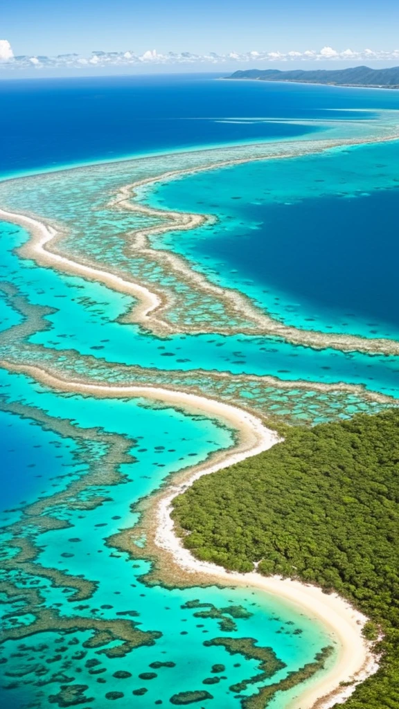 a view of the great barrier reef in the great barrier national park, great barrier reef, very beautiful!! aerial shot, breath taking, beautiful!!!!!!!!!!!!, incredibly beautiful, breath taking beautiful, unbelievably beautiful, stunning sight, very close to real nature, cant believe it is real, wow it is beautiful, beautiful! coherent!, wow!!!!!!, amazing view, breathtaking shot