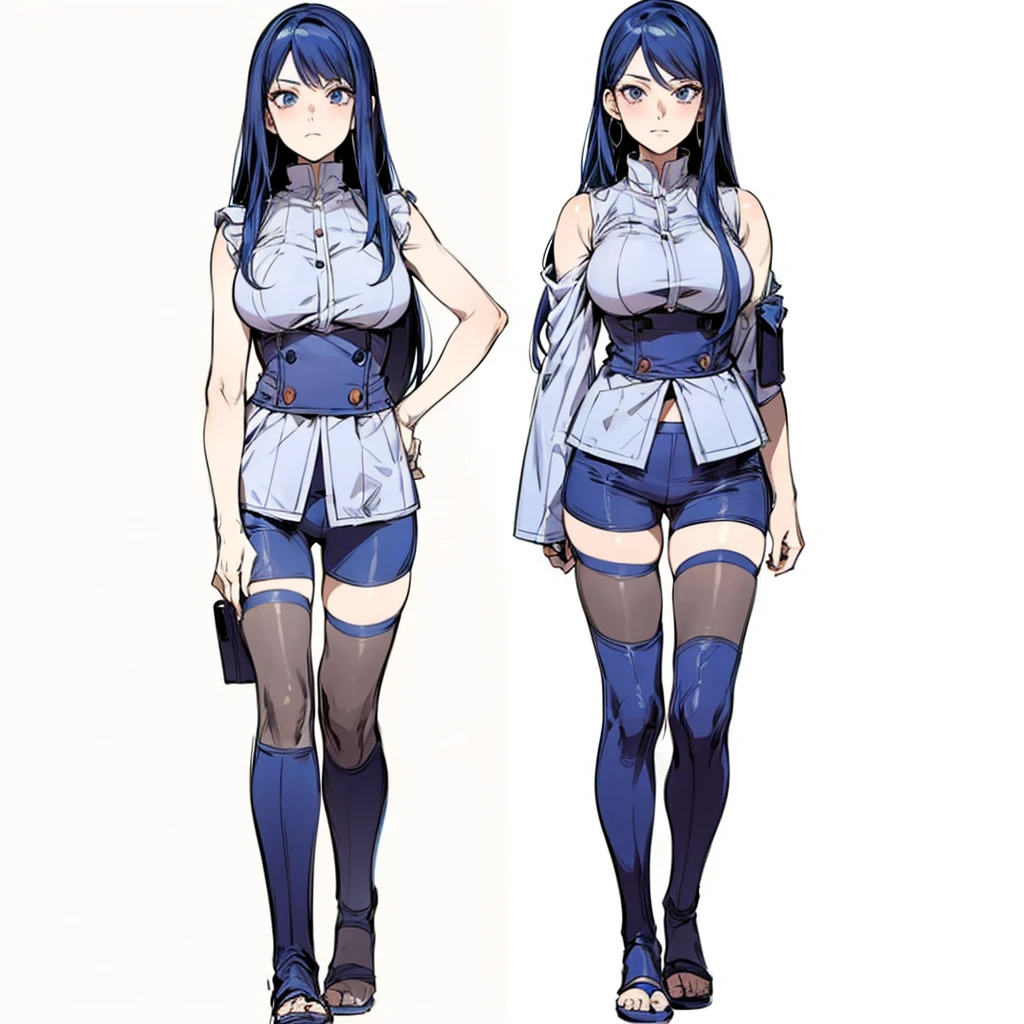 in yusuke murata style, Hold the pose, but draw with flat colors, cel shading, limited color palette and simplified lighting. sexy busty girl , with a big ass 
