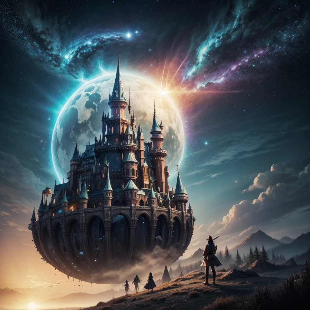 Create a cover for a YouTube video about a magical and fantastic world