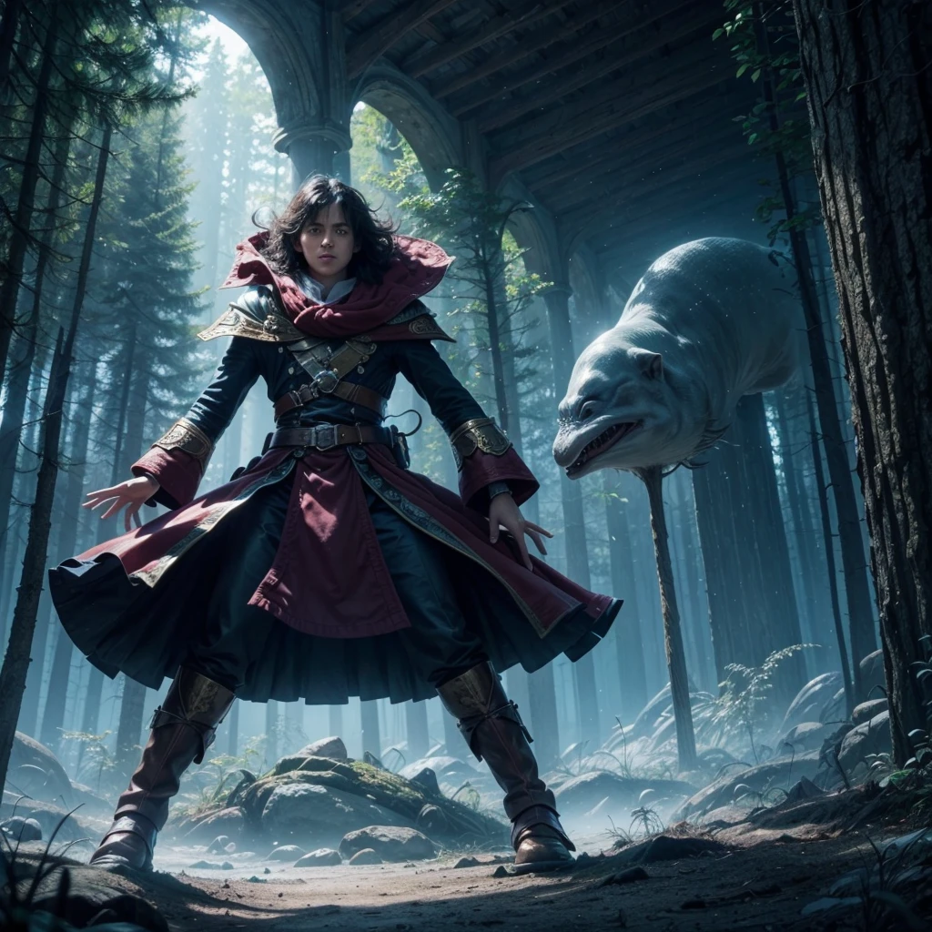 Create a cover for a YouTube video about a magical and fantastic world