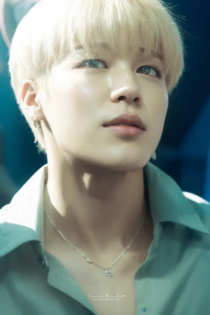 Park Jimin BTS  blond hair