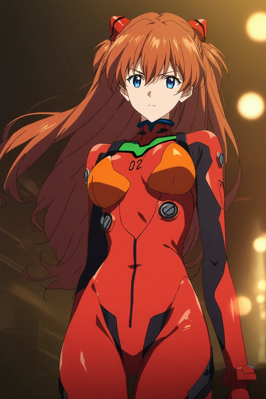 anime artwork cinematic film still anime artwork score_9,score_8_superior,score_7_superior,score_6_superior,score_5_superior,score_4_superior,(((Very detailed, 8k, High resolution, masterpiece, Super highlight))),very beautiful,Absurd,beautiful,beautiful,chromatic aberration,((Very detailed facial features)),((Randomly oriented)),(((Random Pause))),((Random Background)),Soryu Asuka Langley,Long Hair,bangs,blue eyes,Redhead,hair ornaments,Bodysuits,Pilot Suit,Plug Suit,red Bodysuits,Anime stills,IBG,Depth of written boundary,, shallow Depth of written boundary, Vignette, Very detailed, big budget hollywood movie, Bokeh, CinemaScope, Sulky, amazing, nice, Film Grain . Anime Style, Key Visual, Vibrant, Studio Anime, Very detailed,big breasts