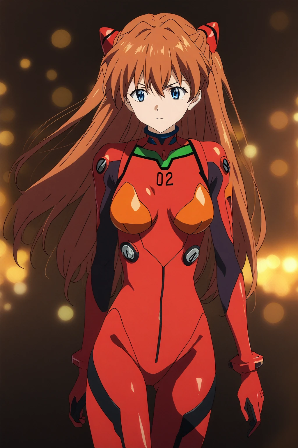 anime artwork cinematic film still anime artwork score_9,score_8_superior,score_7_superior,score_6_superior,score_5_superior,score_4_superior,(((Very detailed, 8k, High resolution, masterpiece, Super highlight))),very beautiful,Absurd,beautiful,beautiful,chromatic aberration,((Very detailed facial features)),((Randomly oriented)),(((Random Pause))),((Random Background)),Soryu Asuka Langley,Long Hair,bangs,blue eyes,Redhead,hair ornaments,Bodysuits,Pilot Suit,Plug Suit,red Bodysuits,Anime stills,IBG,Depth of written boundary,, shallow Depth of written boundary, Vignette, Very detailed, big budget hollywood movie, Bokeh, CinemaScope, Sulky, amazing, nice, Film Grain . Anime Style, Key Visual, Vibrant, Studio Anime,  Very detailed,big breasts