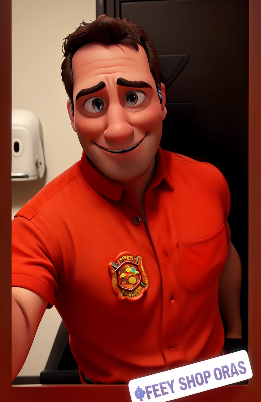 Disney Pixar 3D, firefighter
