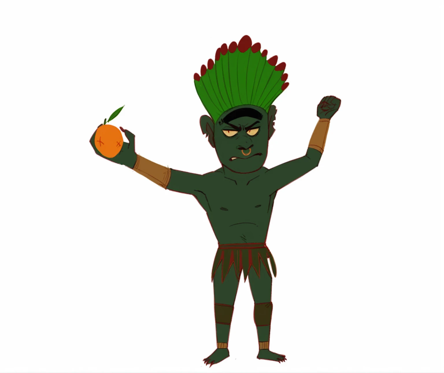 Aluxe angry chaneque mayan terror