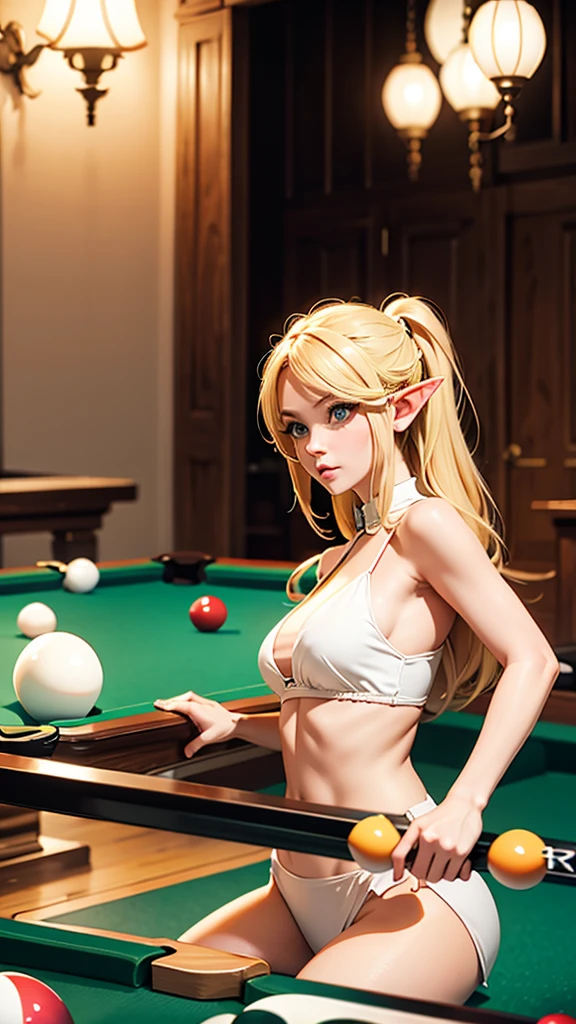 Blonde,Elf,Billiards