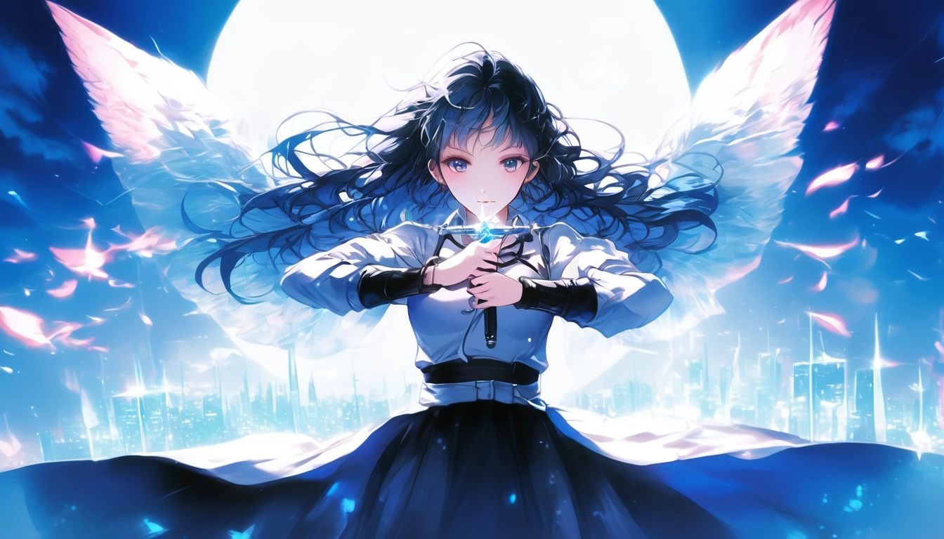 Girl, anime, beautiful, atmosphere, ethereal