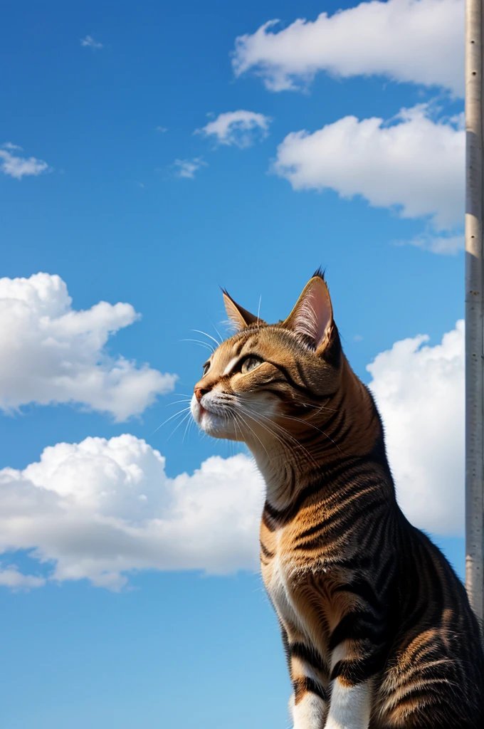 Cat in the sky
