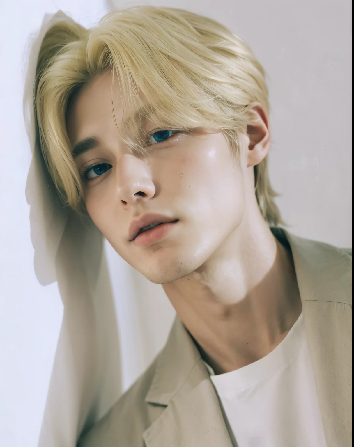 blonde man