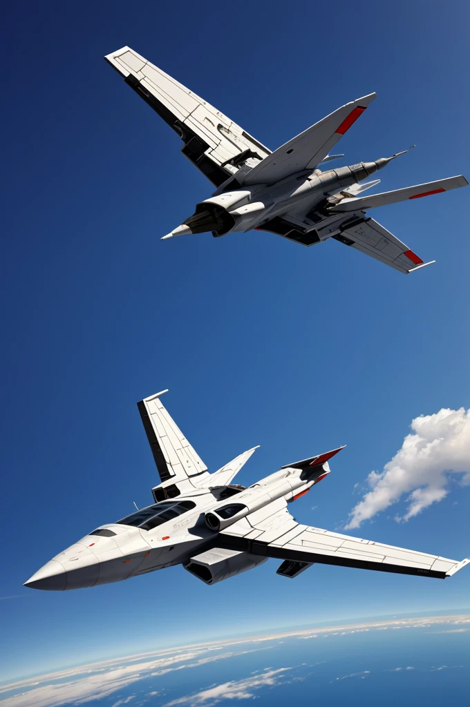 Fighter type spacecraft ,with both wings back like when a bird plummets without windows