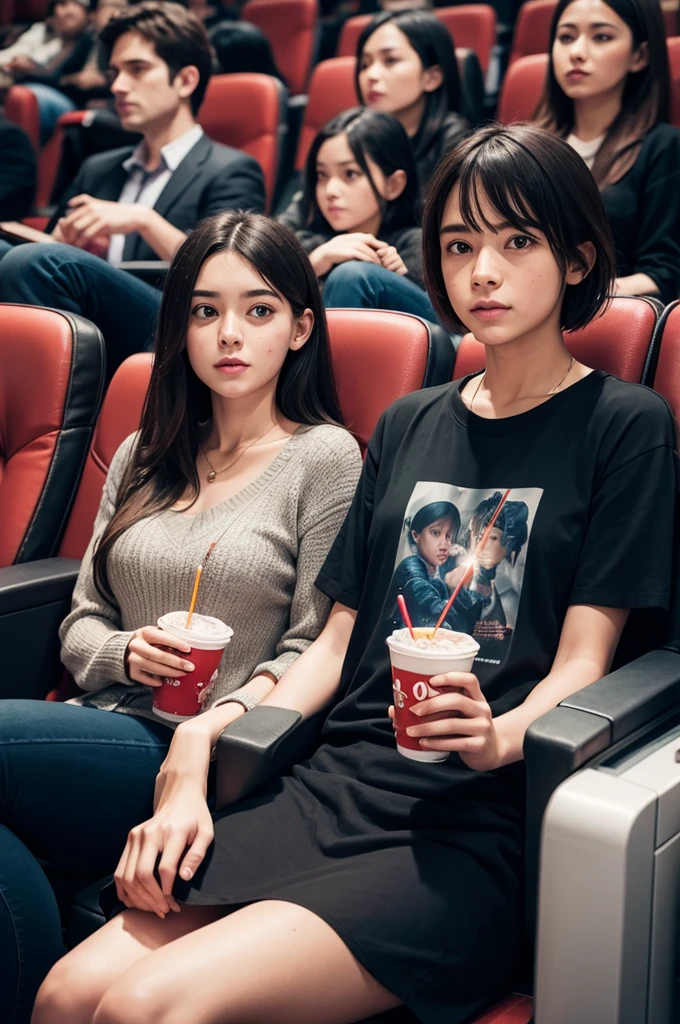 people at the cinema 