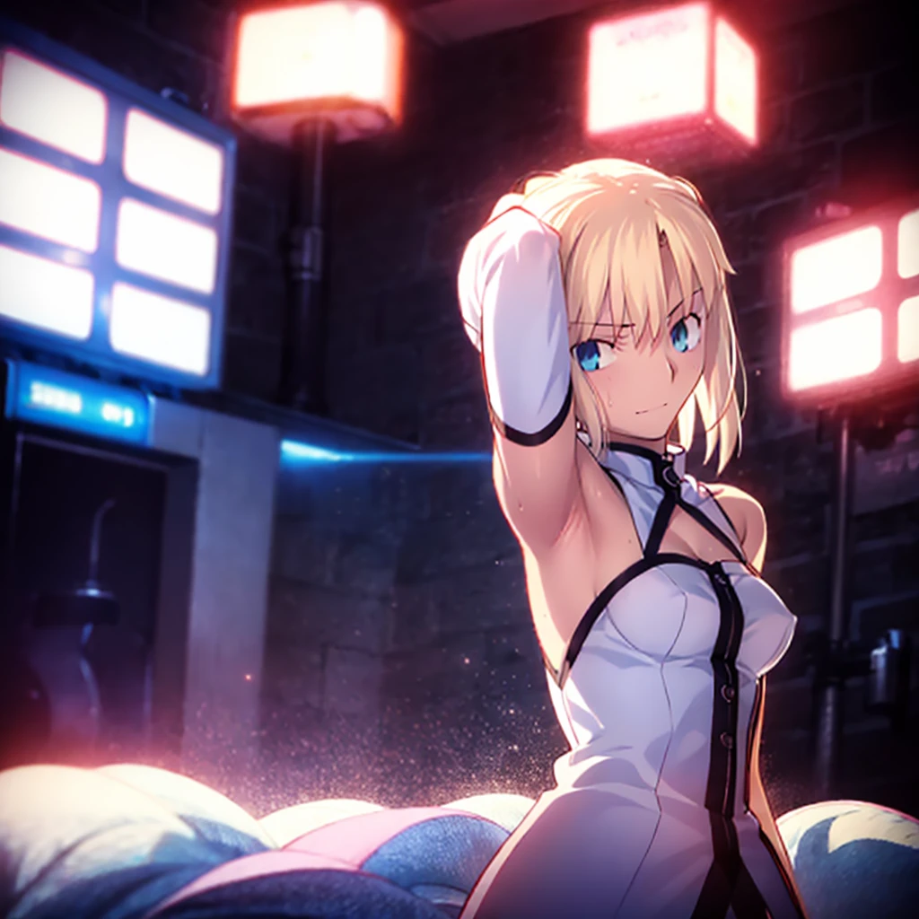 High resolution, 最high resolution,high resolution,{Things to know_f de stay night ufotable:1.15}, Rubio_ Best Quality, masterpiece, フルnude,Sweatだく,Blushing,smile,Armpitアップ,Sweat,Armpitを広げて見せている,bed,Moist,Blonde,whole body,pubic hairあり,Love juice,Armpit,side,sideの下,Armpitの下,sideアップ,Sweatをかいている,sideSweat,Upper Body, 1 person,sideズーム,Armpitズーム,Armpitを見せつける,sideを見せつける,両Arms behind head,nude,Raise your arms, Inner cavity reflection,whole body,Two arms,Alone,sexy,1 personだけ,Looking at me,膣からsemenが垂れている,front,pubic hair,Obscene lines,Ray tracing,Slender body,E Cup,Embarrassing,Armpit強調,side強調,ArmpitSweat,sideSweat,Wet Skin,Open your mouth,Noise Reduction,((Place your hands behind your head)),Emphasis on the crotch,Chest Enhancement,stage,Perfect lighting,体をfront,Look up,looking at the camera,真front,I don't want to go away.,体をfront,両Raise your arms,両Arms behind head,Embarrassing,Hands behind head,Hotel Rooms,bedの上,全naked,naked,膣からsemenが垂れている,bedに横たわる,,フルnude,オイルを塗ったテカテカのsideの下を見せる、オイルを塗った光沢のあるsideの下:1.30、Surreal、sideの下、オイルを塗った光沢のあるsideの下:1.30、光沢のあるsideの下、オイルを塗ったぬるぬのsideの下:1.30、ぬるぬるした光沢のあるsideの下:1.20、明るく詳細なsideの下、sideの下の細かいシワ:1.7、リアルなsideのシワ:1.7、sideの下を照らす光:1.4、side毛穴の細部まで), Armpit見せポーズ,side見せポーズ,Nipples,Nipplesが立っている,No clothes,素っnaked,Armpitアップ,sideアップ,NaughtyなArmpit,Naughtyなside,Sweat,Naughty,Arms behind head,Armpitを広げる,sideを広げる,Embarrassed look,Love juiceが垂れている,NaughtyなPussy,体をfrontへ,pubic hairが生えている,pubic hair,semen,semenまみれ,Naughtyな体,Naughtyな身体,NaughtyなPussy,Naughtyなgenital,genital,NaughtyなPussy,Naughtyなnaked,Naughtyなnaked体,Naughtyな肉体,Naughtyなボディー,恥ずかしそうにArmpitを見せている,恥ずかしそうにsideを見せている,lotion,lotionまみれ,Vaginal fluid,Vaginal fluidが垂れている,Love juice,Love juiceが垂れている,semenでベタベタ,Sticky with semen,Sperm,Spermまみれ,Spermでベタベタ,Pussy,Pussyを見せつける,Pussy,Pussyを見せつける,Embarrassed look,Groinにタトゥー,Groin,View your viewers,genital,女genital,湿ったArmpit,湿ったside,smile,4K,（8k）,Noise Reduction,Place your hands behind your head,Emphasis on the crotch,((Place your hands behind your head)),(Shiny, oily skin), Raise the hand, (Raise your arms above your head:1.5), Put your arms behind your head, sideの下, (sideの下 into viewer's face:1.5), (View your viewers:1.5), Raise the hand