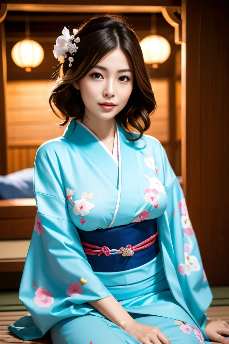 (masterpiece,best quality:1.4),(8k,raw photo,photo realistic:1.2),(shiny skin),detailed skin,detailed face,detailed eyes,Detailed Background,,1girl,upper body,Japanese idol,extremely beautiful face,brown hair,Hair ornament, fair-skinned mature woman,random hairstyle,,Mature woman crouch in detailed yukata, Kimono for summer festivals,Japanese festival,Large flower embroidery,Festival scene at night with stalls lined up,outdoor,nsfw,Detailed Kimono design,I can see pantie in the chair.