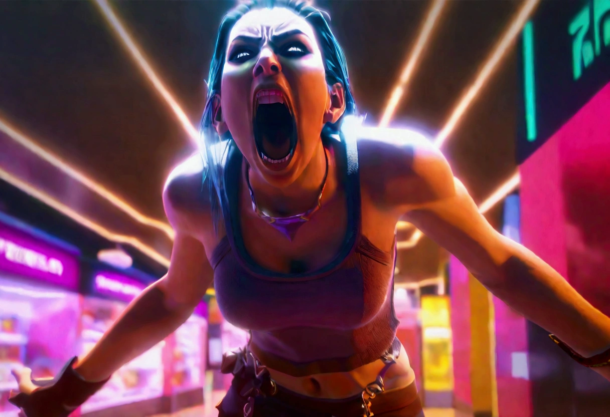 a woman screaming in terror, liquid metal coalescing into a bloodthirsty demon, busy shopping mall, hyper realistic, cinematic lighting, dramatic shadows, volumetric fog, vibrant colors, unreal engine, photorealistic, detailed facial features, expressive eyes, highly detailed, 8k, masterpiece, cinematic composition, dramatic atmosphere, intense contrast, moody lighting