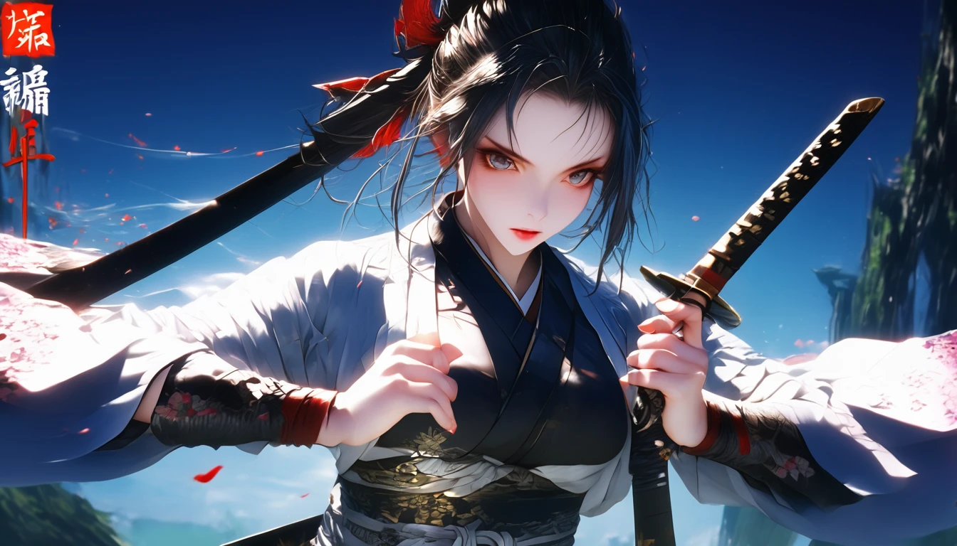 (masterpiece:1.2), Highest quality,CG,3d, Samurai Girl,
