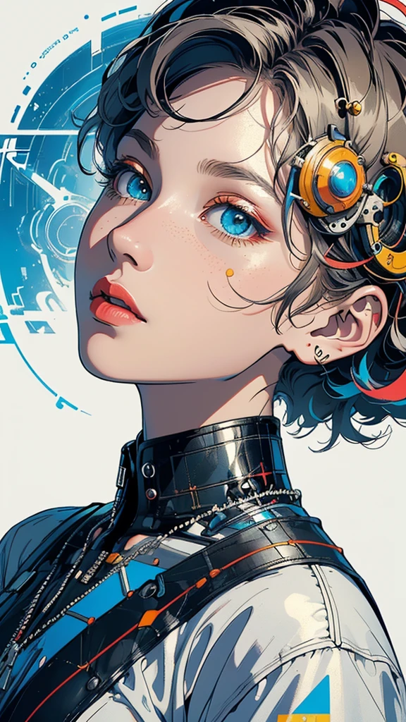 (((masterpiece, highest quality))),(((solo:1.2))),(((1girl:1.2))),32k wallpaper, very detailed, poster, vintage science fiction,(((((geometric cinematic movie poster))))), (bauhaus), shape,(((abstract))),(mid century modern),movie poster,(((((portfolio))))),(((((Close-up))))),(((((bust up))))),((((more various angle)))),(((highlight))),Vast landscape,((((heterochromia)))),(((complete. detailed face))),(((Extremely talented))),(((most complecated machine))),Colorful color scheme