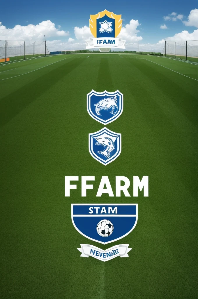 I need a badge for a football team with the name farm fc