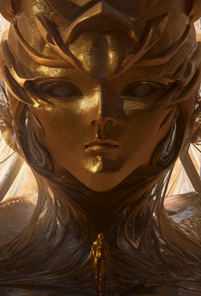 Whole body image , Full pose ,Draw a full body picture, Details of still images, Interesting shots. ,gold body ,Looking at the camera, seven heads, tall characters , Meshaman , depth of field, Artwork should be photorealistic., Very realistic, glossy painting , Too realistic, 3D Anime Style Vector, Full 3D image, Standing position, Abstract alcohol ink, universe, extraterrestrial,, Highly detailed, , Highly detailed gorgeous face, dynamic gesture, impersonal, undercover, paper texture, manga pulp, and perfect shading, with stunning light. Artwork should be centered., chic, and do it in detail. Rendered in 8K resolution for high-quality details., concept art, smooth , Sharp focus, illustration, Highly detailed, Soft, natural lighting in the cinema,