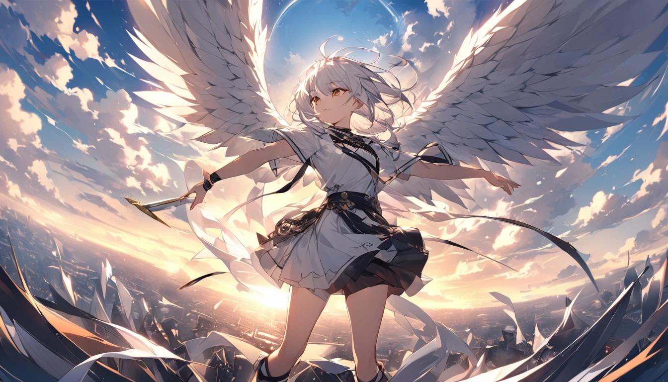 Masterpiece, best quality, high quality, ultra detailed, top-quality, 1girl, Kagamine Rin, short hair, tearful smile, spacesuit, Floating in outer space, Wearing a spacesuit helmet, planets, meteors, milky way, the sun in the background

At the ends of the future not even plants grow.
At the end of the meeting of Earth's scientists.
I was chosen for my intelligence.
For mankind's first manned flight to the sun.

Say goodbye to my family without breaking.
I stuffed a camera in my luggage.
Because as a child I secretly wanted to take a picture of the Earth as seen from the sun.

Welcoming you scientists' deliberately smiling faces, is the reverberating hymn of a warning bell engraved with energy.

Spread my wings to fly for a one-way trip.
I couldn't sleep that night in anticipation.
We set off, aiming this shit at the star's corona.
Take off with the full moon looking askance.

Out into the void, and soon I am.
Looking back at the Earth in recollection.
The surface is riddled with man-made craters made and the atmosphere is green.
I didn't think it was so venerable!

This planet isn't blue anymore.
It's not even close to that.
In order for our future to extend slightly, we must research space travel.

Without knowing anything, wings fly a one-way trip.
I want you to watch this from your perspective.
We set off, aiming this shit at the star's corona.
Take off with the full moon looking askance.

As I flew over Venus, the night sky outside increasingly.
Became as dazzling as midday.
We set off, aiming this shit at the star's corona.
Will this make us free?