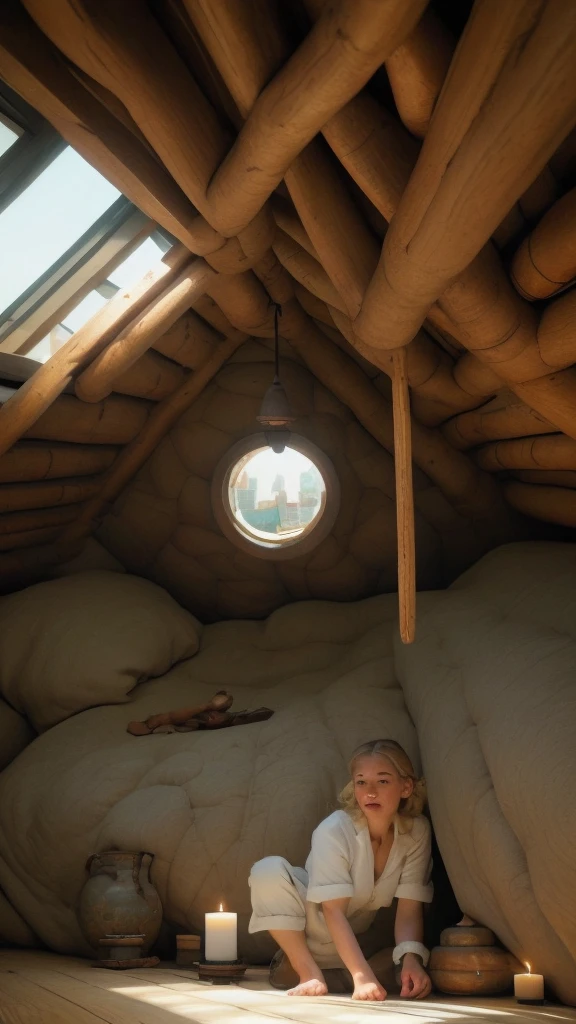 a cozy cottage, dreamlike bedroom, roots on ceiling, roof and waals, candle shapes as carrots, fantasy, underground, soft lighting, ethereal, hobbit, beautiful, comfy, wonderland, (best quality,4k,8k,highres,masterpiece:1.2),ultra-detailed,(realistic,photorealistic,photo-realistic:1.37),HDR,studio lighting,vivid colors,cinematic