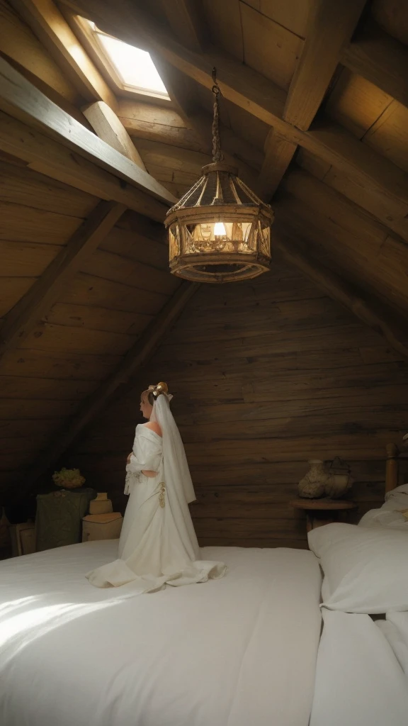 a cozy cottage, dreamlike bedroom, roots on ceiling, roof and walls, candle shapes as carrots, fantasy, underground, soft lighting, ethereal, hobbit, beautiful, comfy, wonderland, romantic, (best quality,4k,8k,highres,masterpiece:1.2),ultra-detailed,(realistic,photorealistic,photo-realistic:1.37),HDR,studio lighting,vivid colors,cinematic