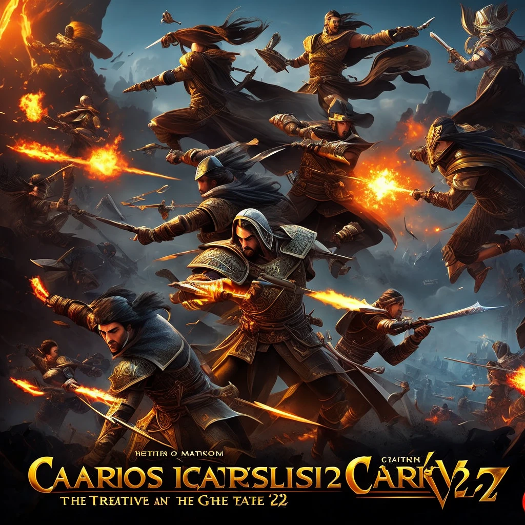 
Create a creative gaming intro with name " CARLOS 1V2 Here is an introduction to the game "CARLOS 1V2":

[opening screen: Game Logo]

storyteller:
"Get ready for an adventure like no other! Welcome to the world of CARLOS 1V2!"

[Dynamic gameplay footage, with action and strategy scenes]

storyteller:
"A game where cunning and skill meet in exciting battles!"

[Scene showing Carlos, the main character, in a heroic pose]

storyteller:
"Take on the role of Carlos, The fearless hero, and challenge your opponents in an epic duel."

[Images of a player facing two opponents simultaneously, with vibrant graphics and combat mechanics]

storyteller:
"In CARLOS 1V2, you will face two opponents at the same time. It&#39;s you against them, and only one will emerge victorious!"

[Screen with the text “Prepare for the challenge!”]

storyteller:
"Are you ready to show your skills and win?? Carlos&#39; fate is in your hands."

[End screen with button "Start"]

storyteller:
"Enter the arena, define your strategy and prove that you are the best! It&#39;s time to start! Good luck!"

[Epic and lively music in the background]