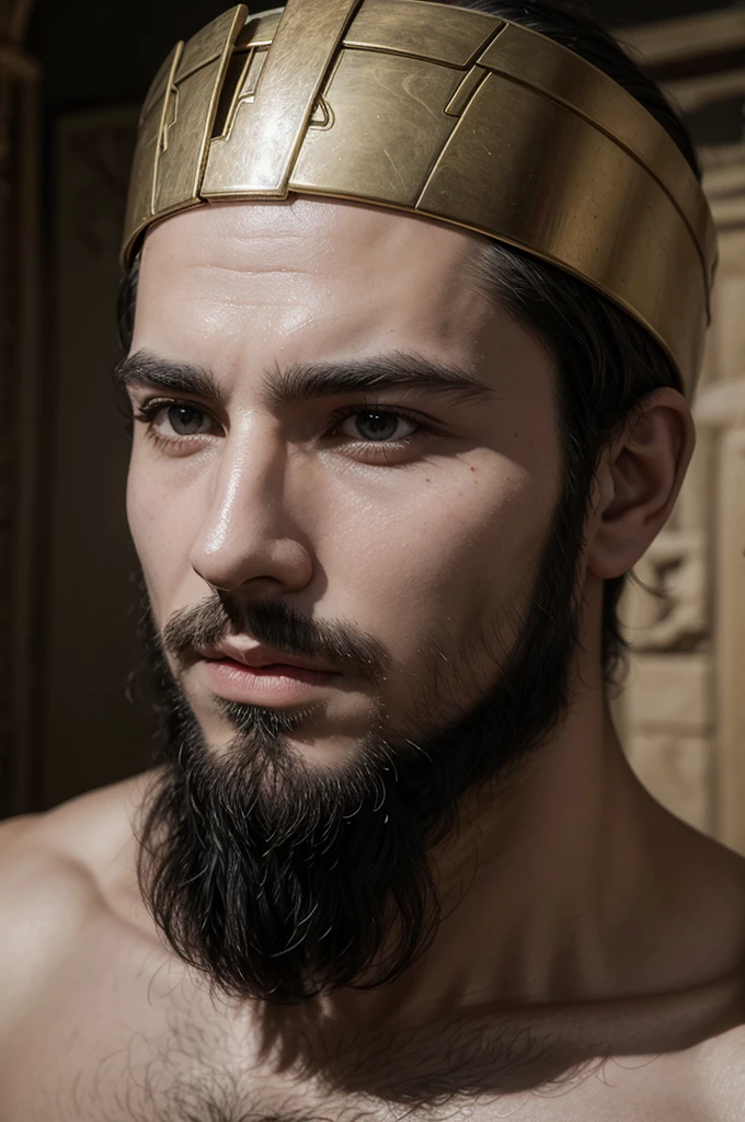 A SUMERIAN MAN, WITH THE ANCIENT SENARIO IN MESOPOTAMIA