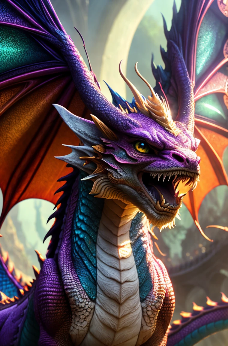 cute baby pink Dragon with mesmerizing feature butterfly ethereal wings masterpiece, top quality, best quality, official art, beautiful and aesthetic:1.2), (1dragon), extreme detailed,(fractal art:1.3), colorful, highest detailed, (masterpiece, best quality:1.3) 1 bright-amber, blue, green cat like-eyes, professional digital painting, Unreal Engine 5. playful teasing expression, finely detailed eyes, happy mood, epic scene, epic composition, Cinematic Lighting, Volumetric Lighting, ethereal light, intricate details, extremely detailed volumetric rays. oil painting, Detailed facial features, Sunlight, bright colors, dramatic lighting, expressive eyes, High Resolution, 4K quality, Photorealistic