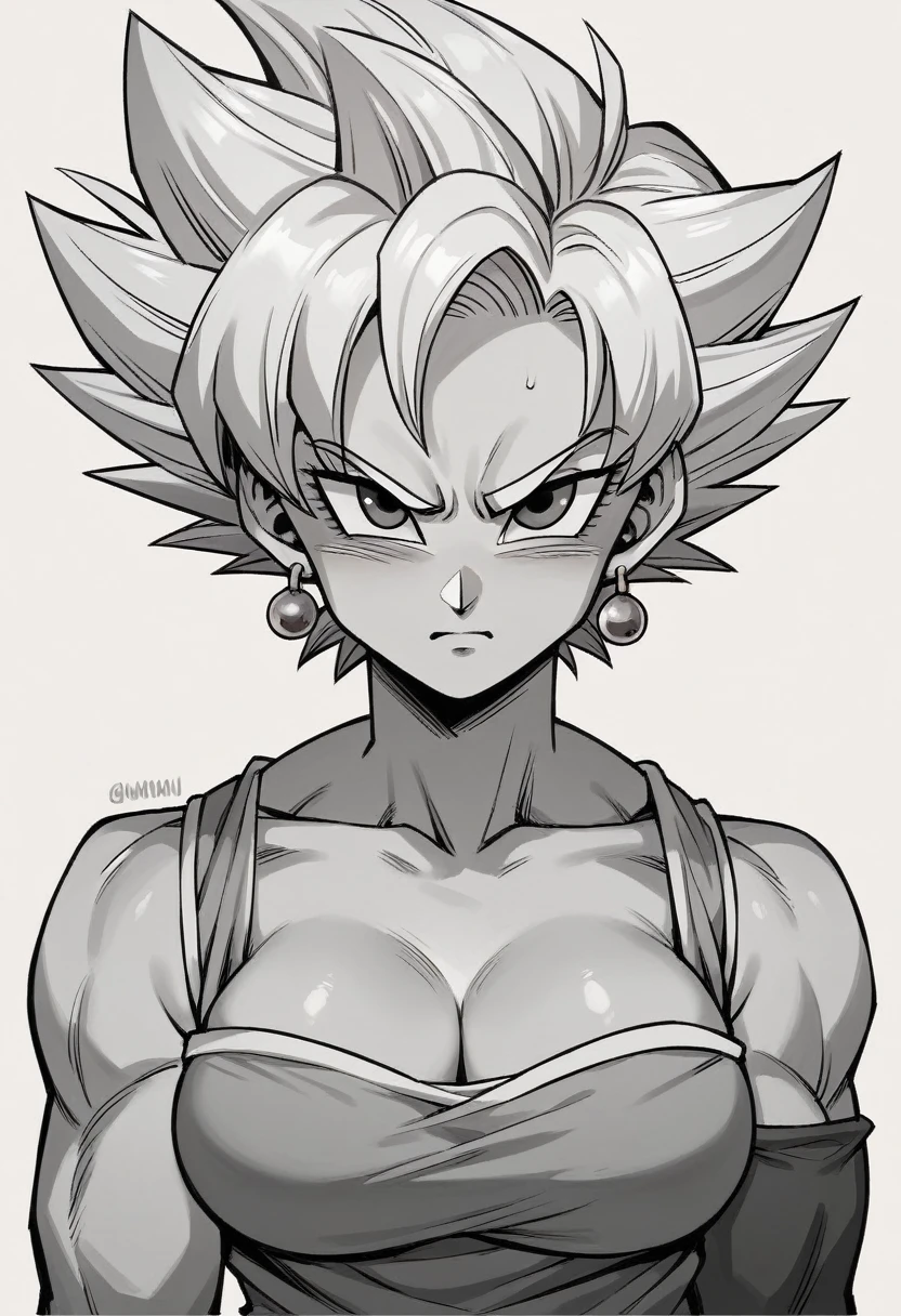 Who, detailed body, sexy, dragon ball z character, foreground, Girl, Goku&#39;wife, attractive body, great attributes 