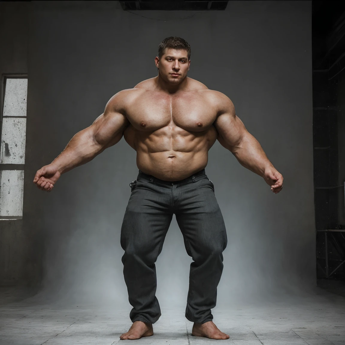 mothman, male, muscular, lifelike, big belly, NOT HUMAN