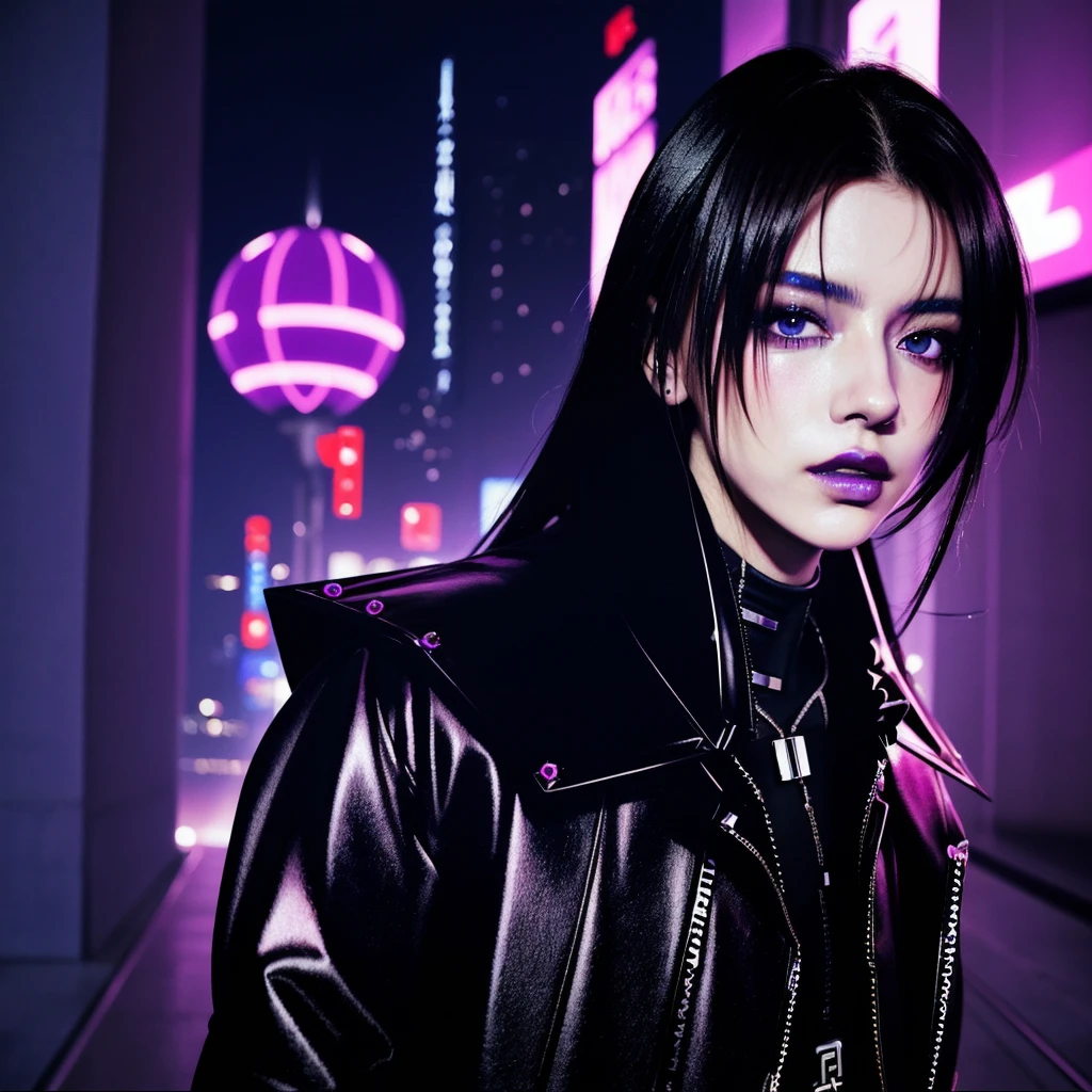 フェイスペイントをしたサイボーグのBeauty, whole body, cyber punk, Fashion Model, Beauty, Francis Bacon's painting style, BREAK Best quality
