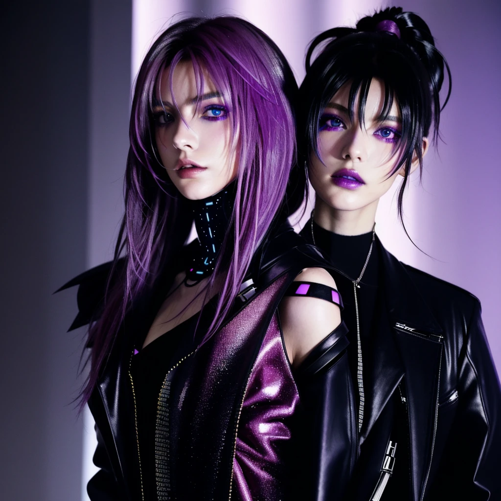 フェイスペイントをしたサイボーグのBeauty, whole body, cyber punk, Fashion Model, Beauty, Francis Bacon's painting style, BREAK Best quality