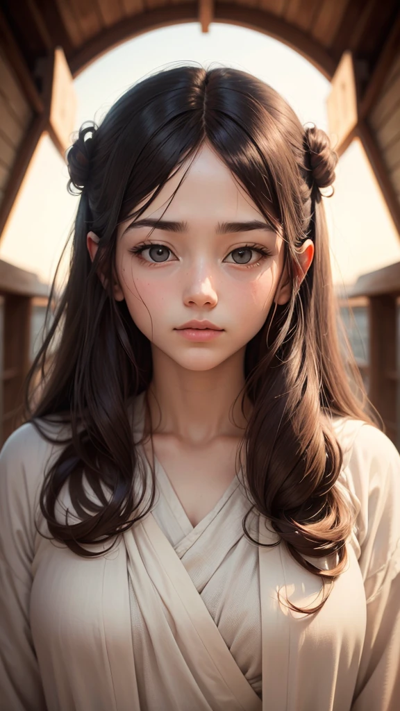Help me create an image of Jesus Christ with a serene face